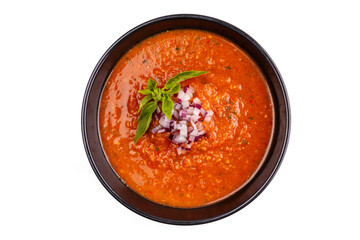 soup on white background for online restaurant menu 3