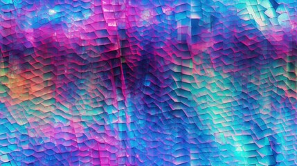 Playful abstract holographic texture