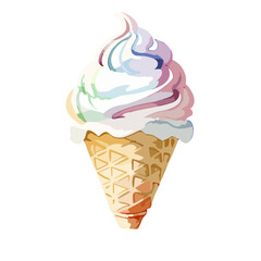 ce, cream, cone, ice cream, dessert, vector ilustration 