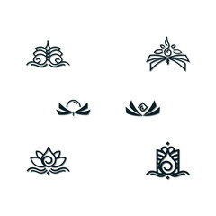Obraz premium Lotus Icon Collections