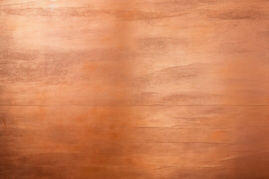 Copper texture. Bronze detailed background. Metal sheet surface. Brown wall backdrop. Generative AI panel