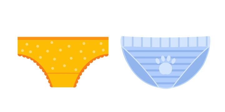 Swimsuit shorts sticker set