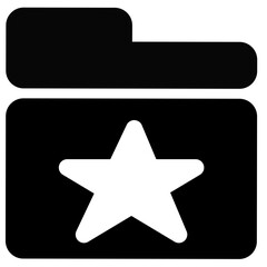 star icon on internet button. Favorit file icon