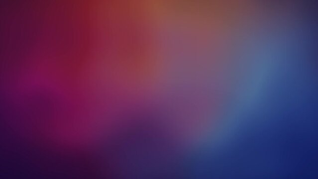 Abstract colorful gradient smooth slow motion background. Seamless loop