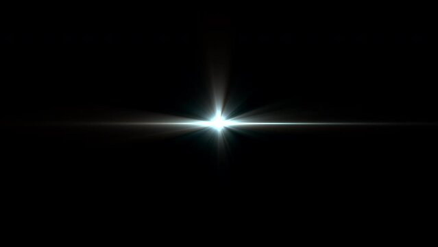Loop center flickering gold lights optical lens flares shine light animation art abstract background for screen project overlay.Lighting lamp rays effect dynamic bright video footage.
