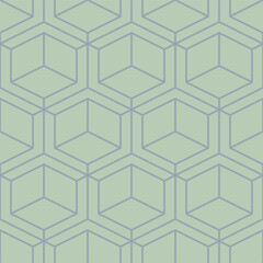 Cube seamless background. Vector illustration.