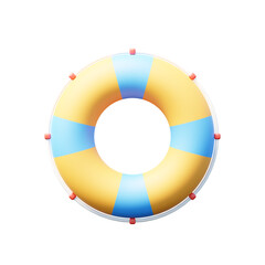 Obraz premium lifebuoy 3d icon Illustration