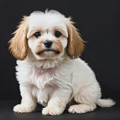 Maltipoo portrait