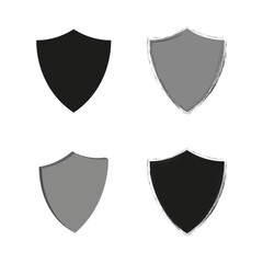 Shield icon. Security icon. Protection icon. Vector illustration. stock image. 