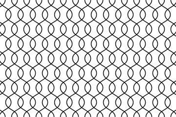Naklejka premium Chain link fence. Seamless pattern. Vector illustration. stock image.