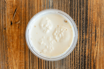 Indian dessert made with milk, sugar, saffron and cardamom