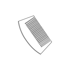 Comb barber tools shop design pattern illustration for barbershop.