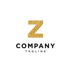 Letter Z Wood carpentry logo icon vector template.eps