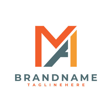 Initial Letter MA Logo Design