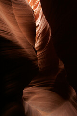 Antelope Canyon near Page, Arizona is an example of a slot canyon, July 30, 2006. (photo by Will...