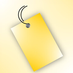 hang tag price model variant. with a simple and elegant concept. Replaceable vector design.