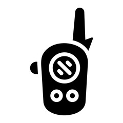 walkie talkie Solid icon