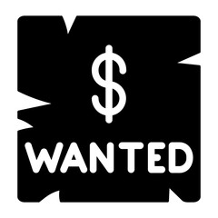wanted Solid icon