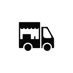 Food truck icon vector design trendy