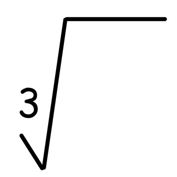 Cube Root Symbol