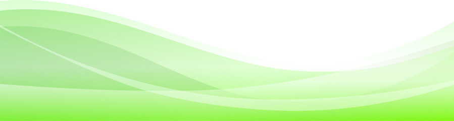 緑色の波のような幾何学模様のベクター背景素材