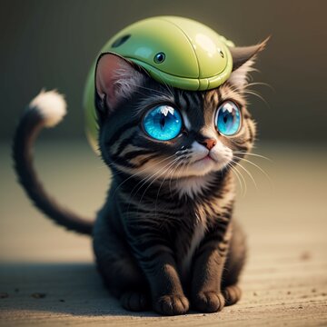 Purfect cat art - Kitty illustration