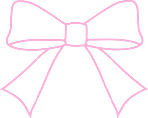 Pink Ribbon outline