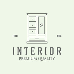interior cabinet logo symbol icon line art graphic design illustration minimalist business