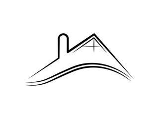 minimalist house logo