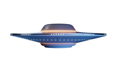 Science fiction UFO spaceships, 3d rendering.