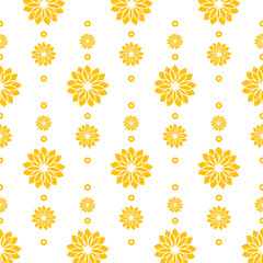 Digital png illustration of pattern of floral symbols on transparent background