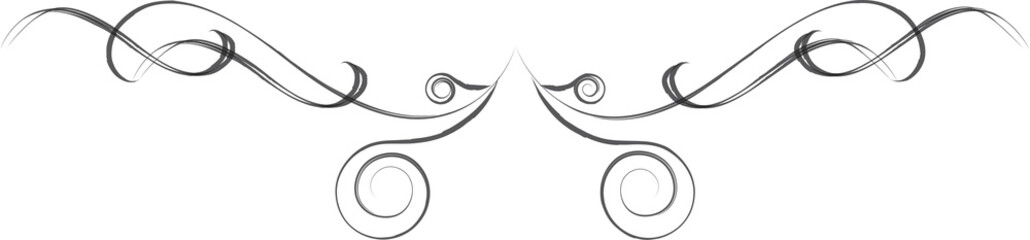 Digital png illustration of abstract shape on transparent background