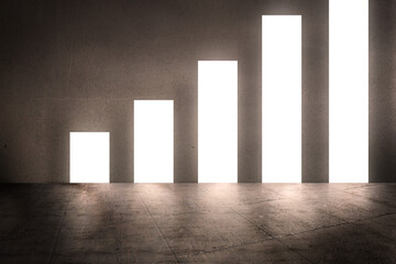 Digital png illustration of abstract shape on transparent background