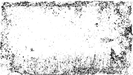 Fototapeta premium Abstract grunge overlay texture of old grunge surface. Vector splatter grunge black and white background. grunge texture for background. Grainy abstract texture on a white background. 