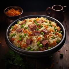 couscous with vegetables and meat generative ai 
