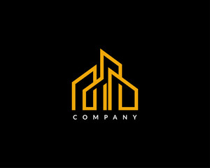 Modern Real Estate logo design 