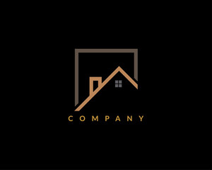 Modern Real Estate logo design 