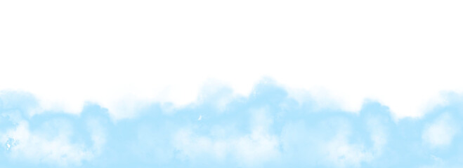 Floating white fog effect transparent background