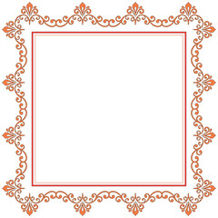 Vintage set of horizontal, square and round elements. Different elements for backgrounds, frames and monograms. Classic patterns. Set of vintage patterns