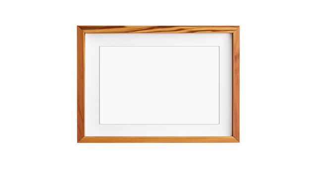 wooden picture frame PNG file