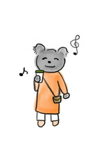 Happy koala (take out drink)