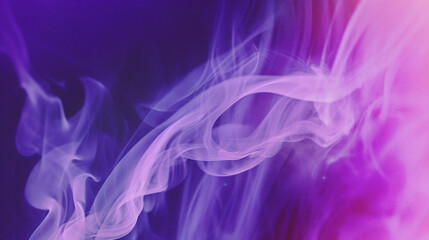 Aesthetic purple smoke banner background