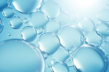 blue bubbles background