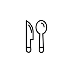 Dinner icon design with white background stock illustration