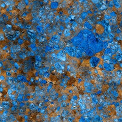 blue jasper with orange cracks. Illustration generated ai