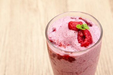 Mix berries smoothie drink. strawberry, blueberry, raspberry