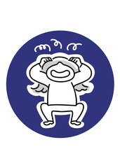  log_snsなどに使いやすいかわいいポーズアイコン_人物_1C_アイキャッチ