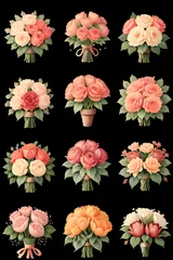 Abwaschbare Fototapete bouquet © 한 설