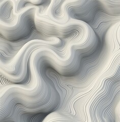 black and white wave background Generative AI