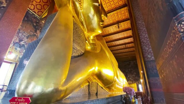 Wat Pho, Temple of the Reclining Buddha, Buddhist temple in central Bangkok, Thailand.